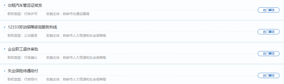 详细事项页面申报