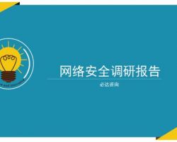 2017年中国网络安全调研报告（必达咨询）
