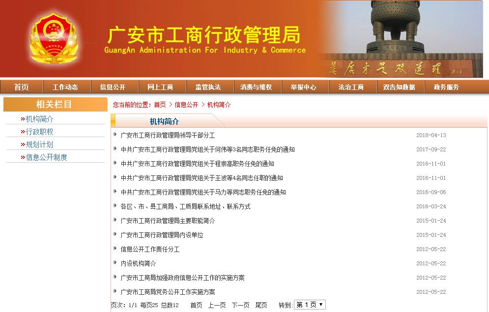 广安市市场监督管理局