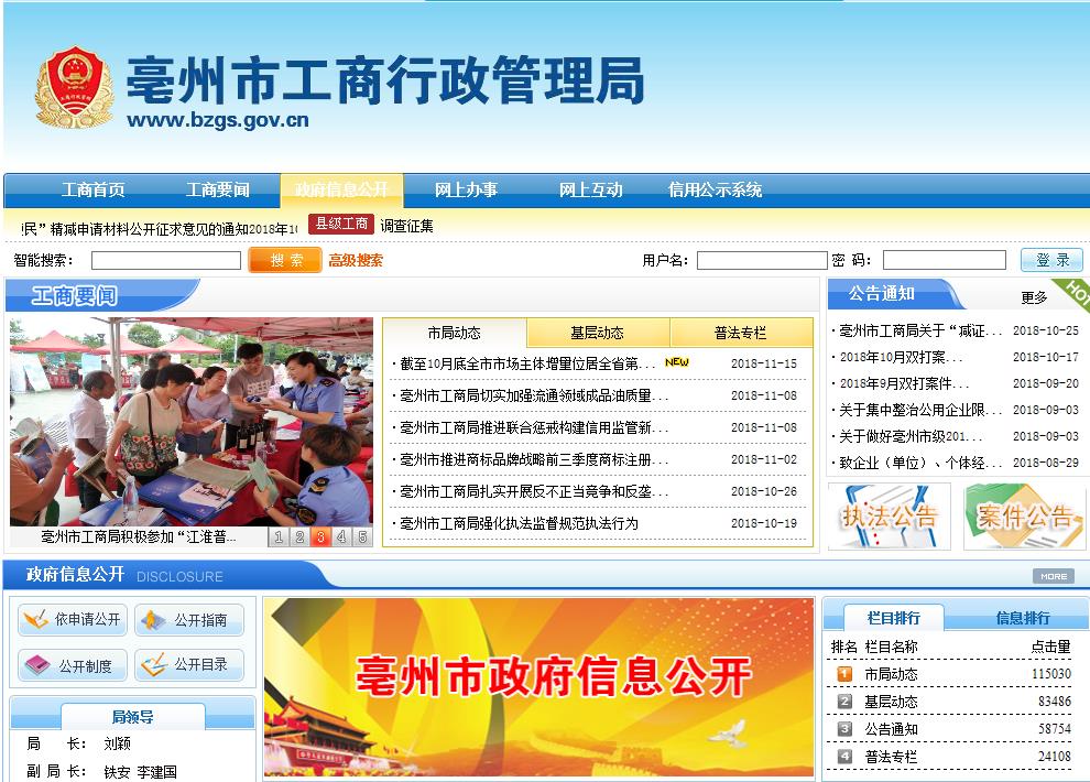 亳州市市场监督管理局