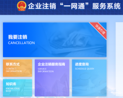 贵州省企业注销一网通服务系统入口