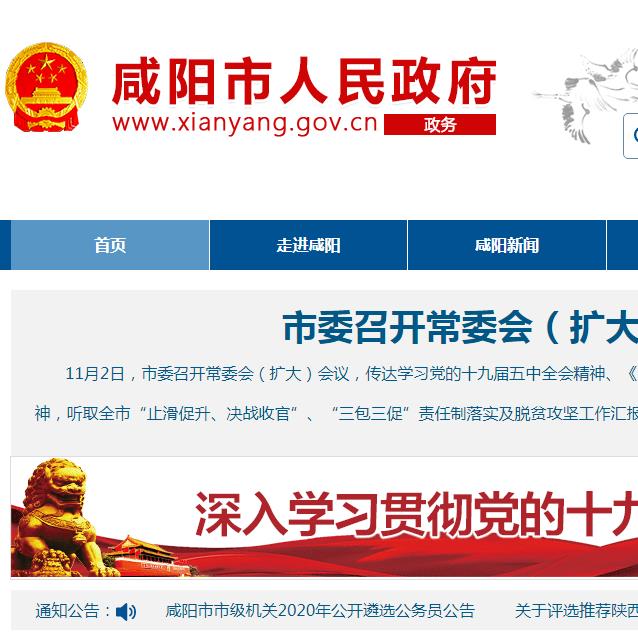 咸阳市行政审批服务局