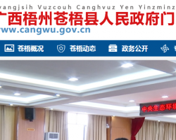 苍梧县人民政府政务服务网