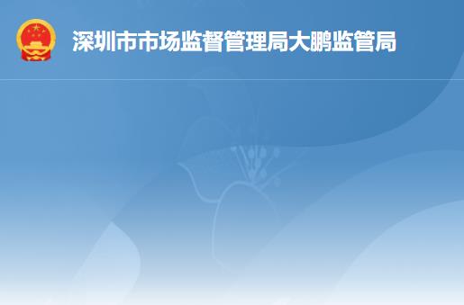 深圳市市场监督管理局大鹏监管局