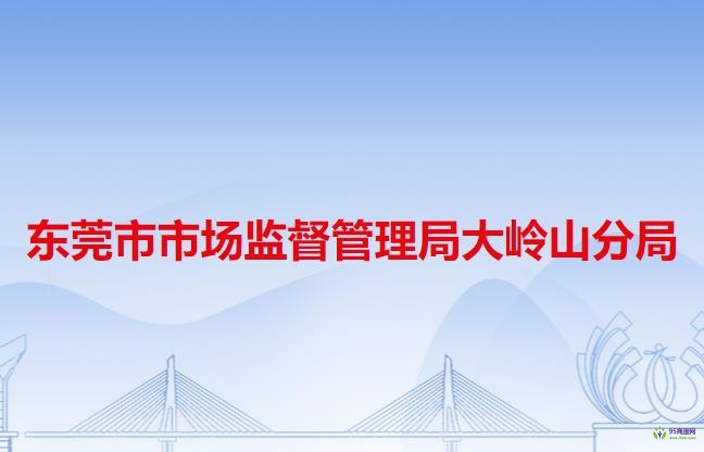 东莞市市场监督管理局大岭山分局