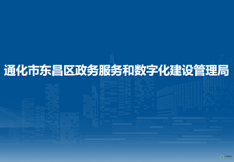 通化市东昌区政务服务和数字化建设管理局
