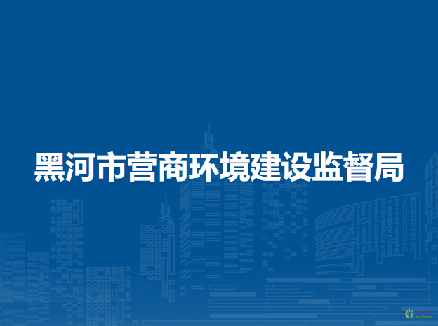 黑河市营商环境建设监督局