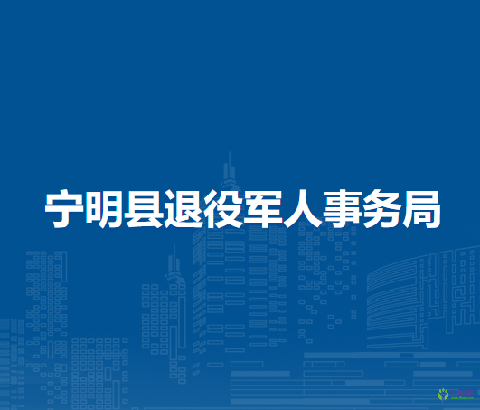 宁明县退役军人事务局