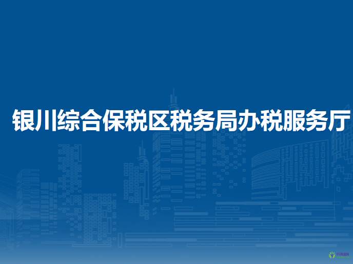 银川综合保税区税务局办税服务厅