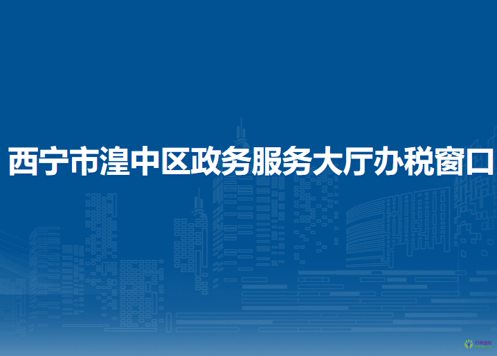 西宁市湟中区政务服务大厅办税窗口
