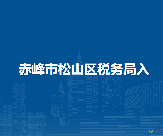 赤峰市松山区税务局入驻市政务中心办税服务点