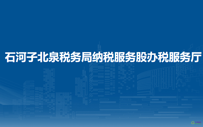石河子北泉税务局纳税服务股办税服务厅