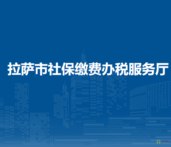 拉萨市社保缴费办税服务厅