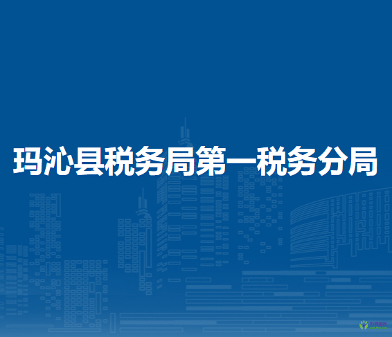 玛沁县税务局第一税务分局