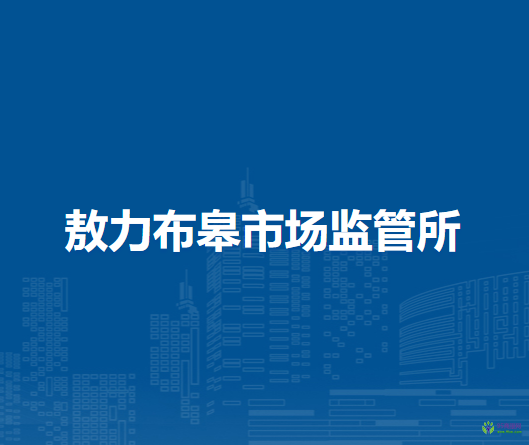 通辽市科尔沁区市场监督管理局敖力布皋市场监管所