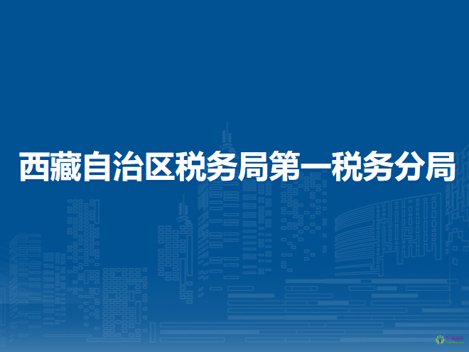 西藏自治区税务局第一税务分局藏青工业园区办税服务点