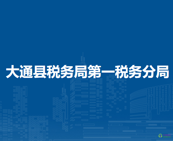 大通回族土族自治县税务局第一税务分局政务服务大厅办税窗口