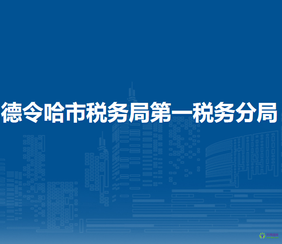 德令哈市税务局第一税务分局