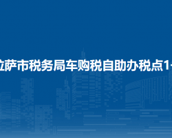 拉萨市税务局车购税自助办税点1号