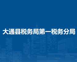 大通回族土族自治县税务局第一税务分局政务服务大厅办税窗口