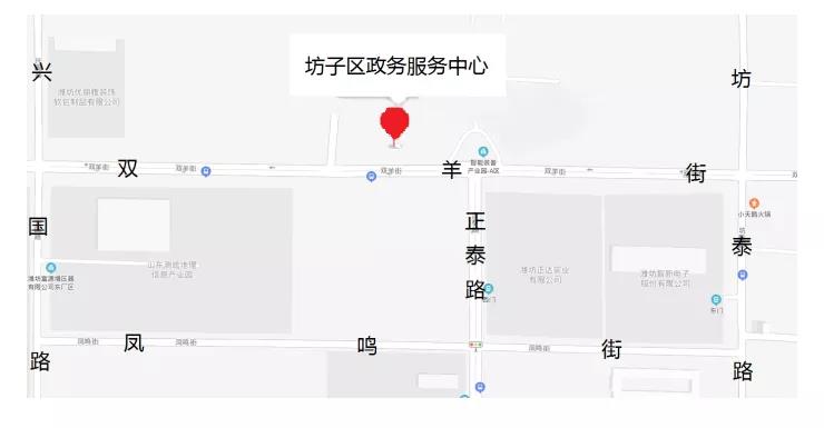 坊子区政务服务大厅地址