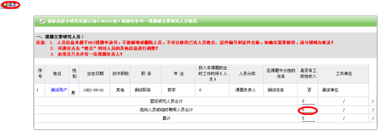 参加人员列表页面