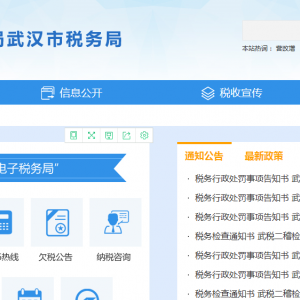 武汉市江汉区税务局办税服务厅地址时间及联系电话