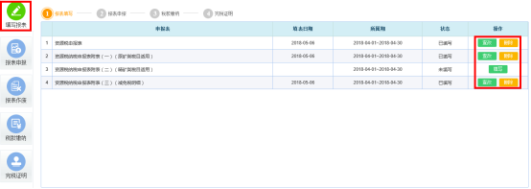 系统根据纳税人税（费）种认定信息推送该申报表