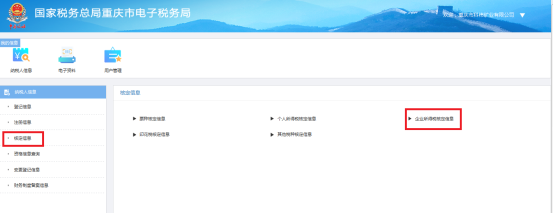 企业所得税核定信息