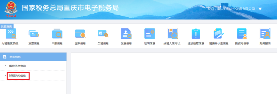 延期纳税信息