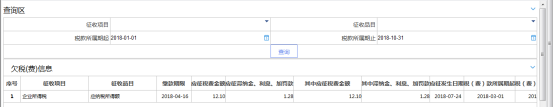 欠税信息查询