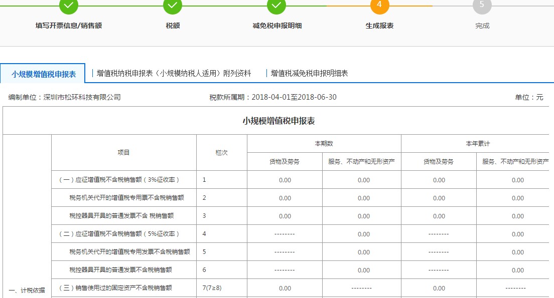 点击报表名称即可进行查看