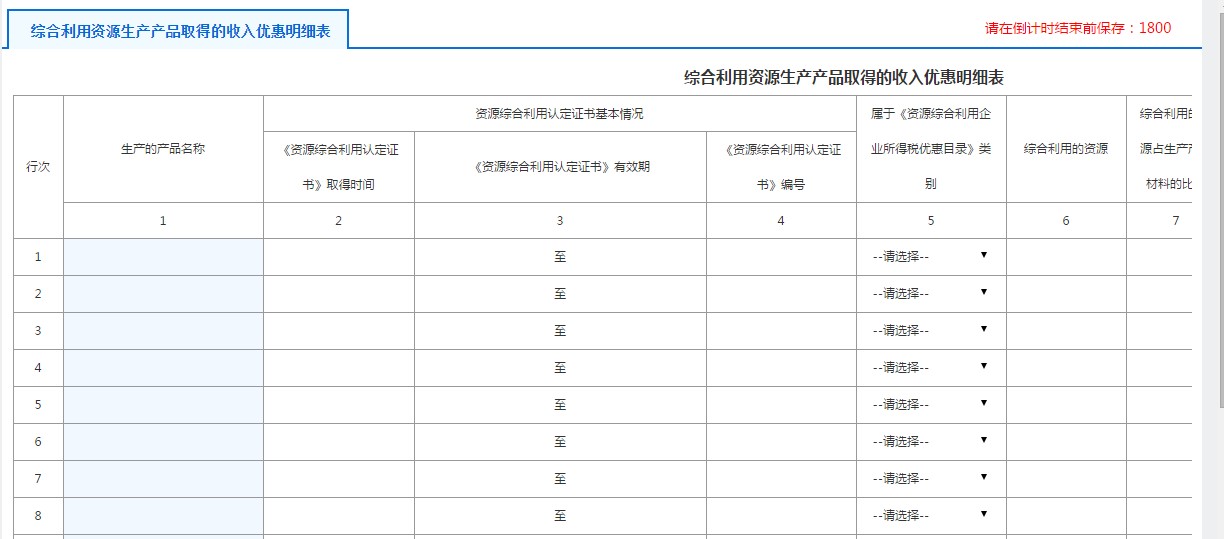 A107014研发费用加计扣除优惠明细表