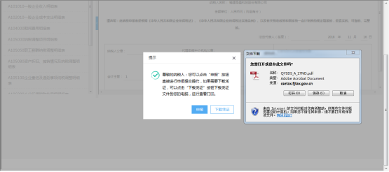 下载或者查看PDF格式申报表