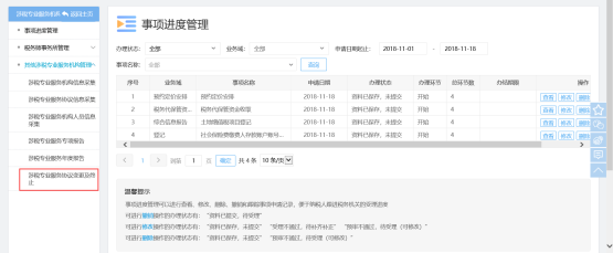 涉税专业服务协议变更及终止