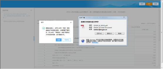 下载或者查看PDF格式申报