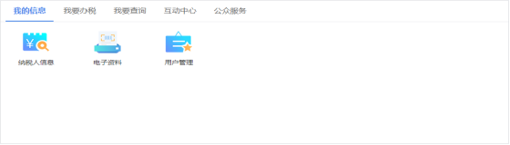 海南省电子税务局我的信息模块