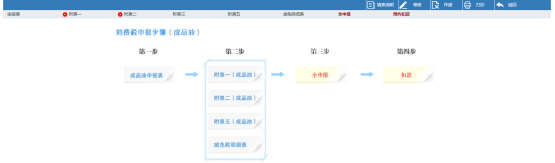 进入成品油消费税申报页面