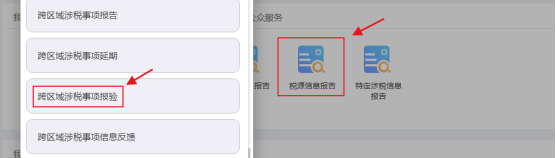 跨区域涉税事项报验