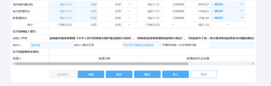 系统自动跳转到申报等待界面