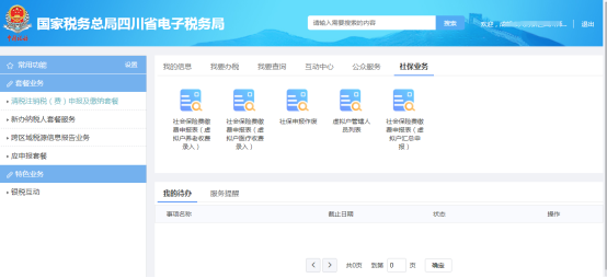 虚拟户账号登录《四川省电子税务局》