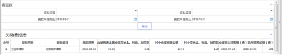 欠税信息查询