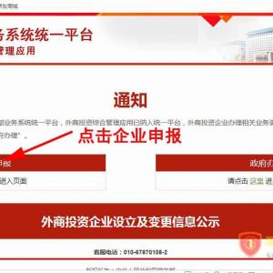 2020年对外直接投资统计年报网上填报操作流程说明