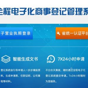 广东省全程电子化工商登记管理系统名称预先核准操作流程说明