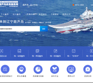 葫芦岛市政务服务网上申报操作流程说明