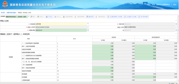 纳税人基本信息