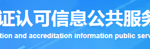 福建省质量管理体系认证机构名单证书编号及联系方式