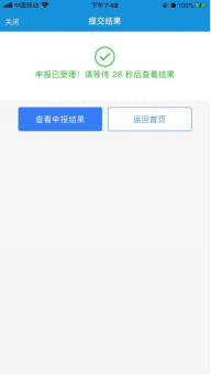 查看申报结果