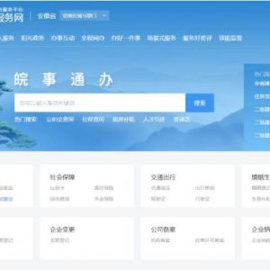 六安市政务服务网上办事大厅公司变更事项办理及咨询电话
