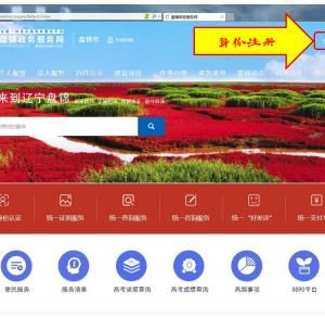 盘锦市政务服务网入口及一体化平台在线办事指南
